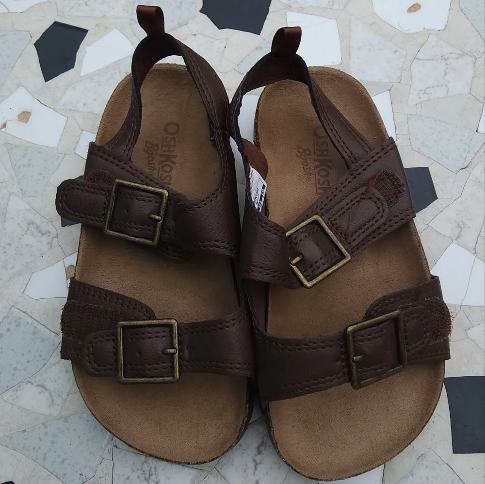 OshKosh B'gosh brown sandals 11M